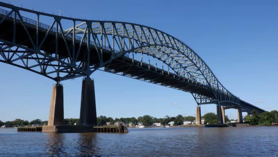 Delaware River Bridge.