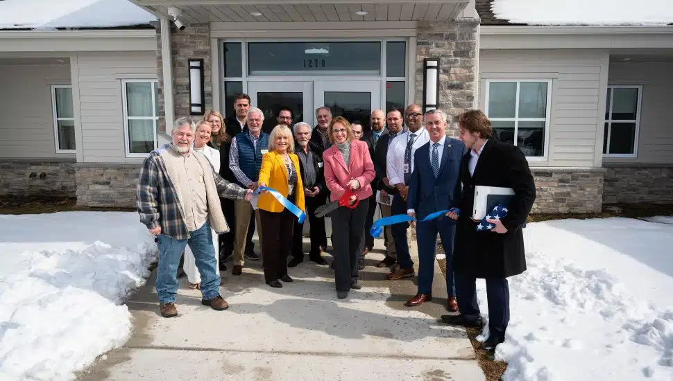 Ribbon Cutting at DART Center.