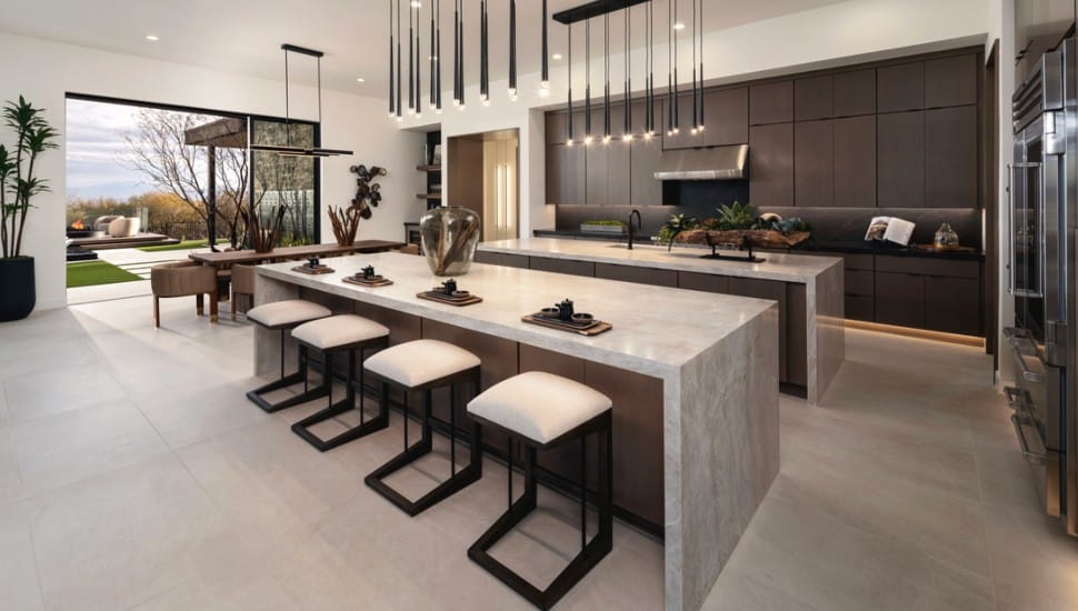 A newly-finished Toll Brothers Kitchen.