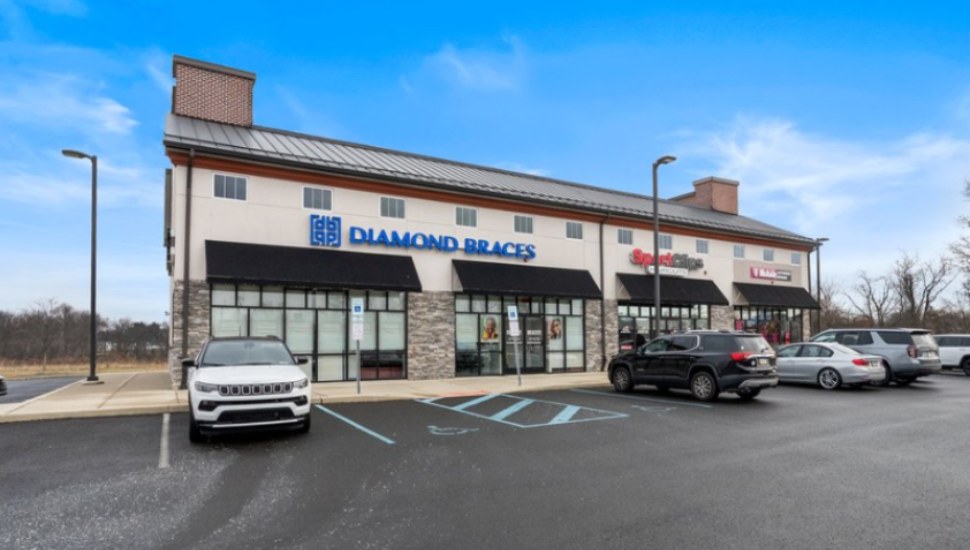 The Warrington shopping center recently purchased by Conshohocken's CenterSquare Investment Management.