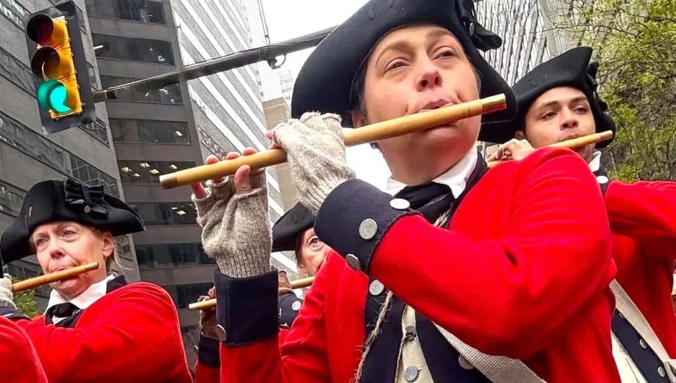 Washington Crossing Fifes and Drums in Philadelphia.