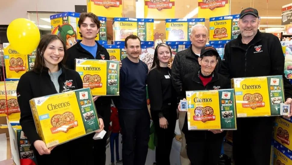 Workers from ShopRite of Yardley.