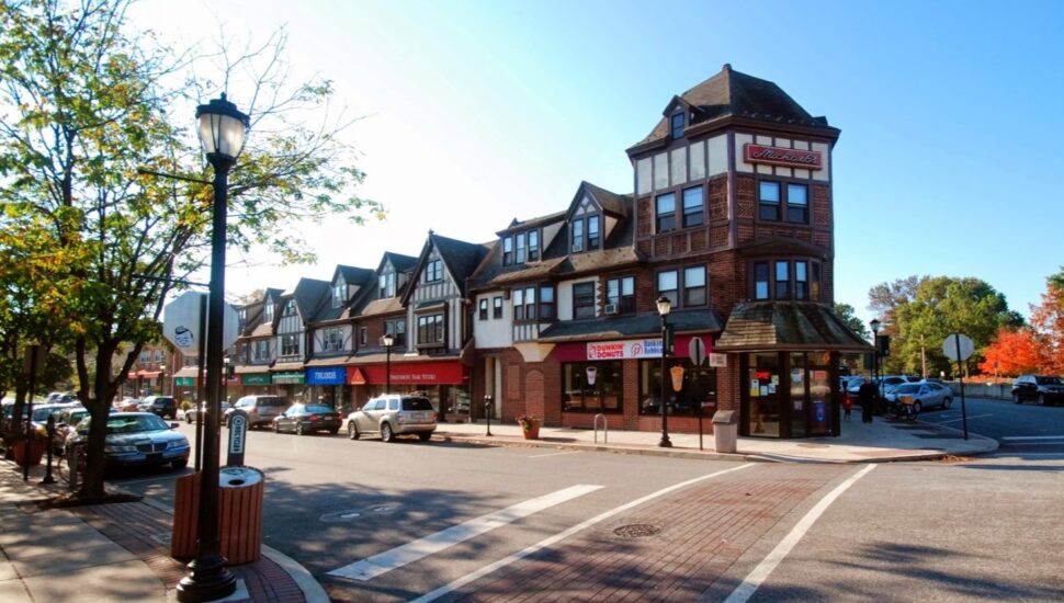 Downtown Swarthmore Borough.