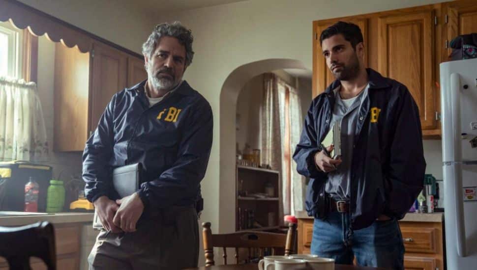 Mark Ruffalo and another actor in Task TV show.