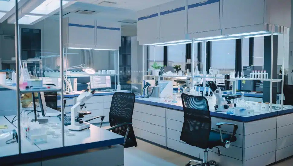 Biotech lab.