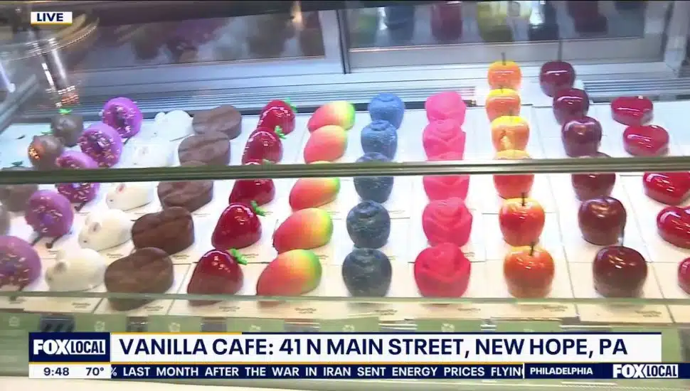 Desserts from Vanilla Cafe.