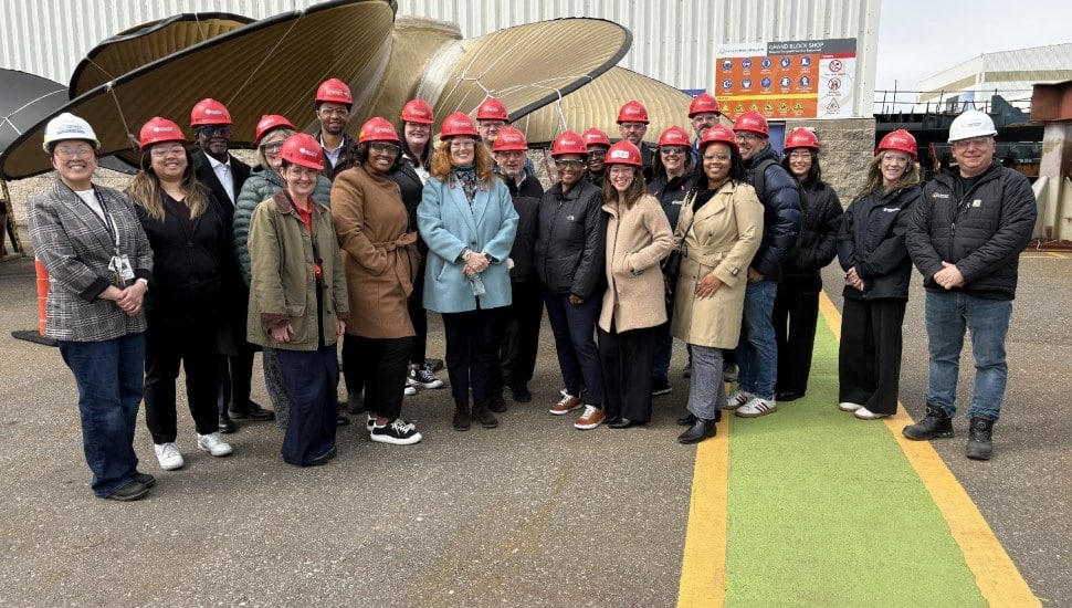 Hanwha Philly Shipyard with representatives from the U.S. Department of Labor (DOL), the Employment and Training Administration (ETA), and partner agencies.