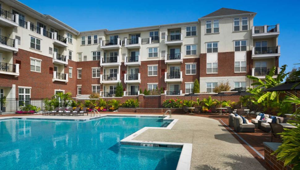 The pool of the Flats at Lansdale.