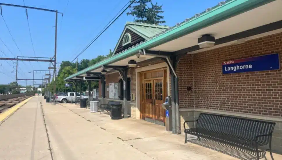 Langhorne SEPTA station.