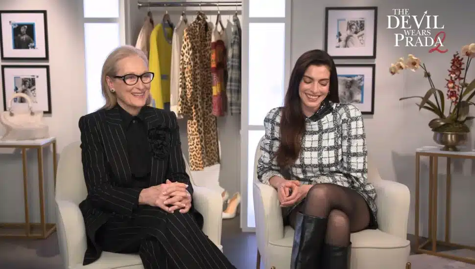Meryl Streep and Anne Hathaway.