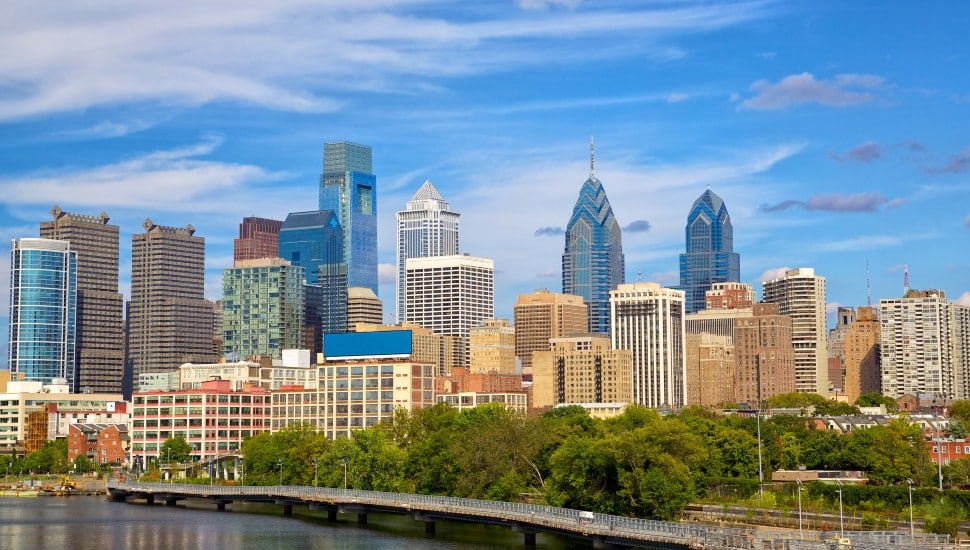 Skyline of downtime Philadelphia.