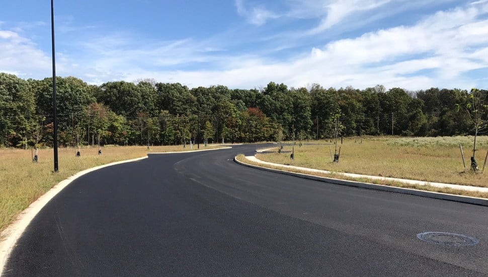 Road on Sellersville Business Campus.