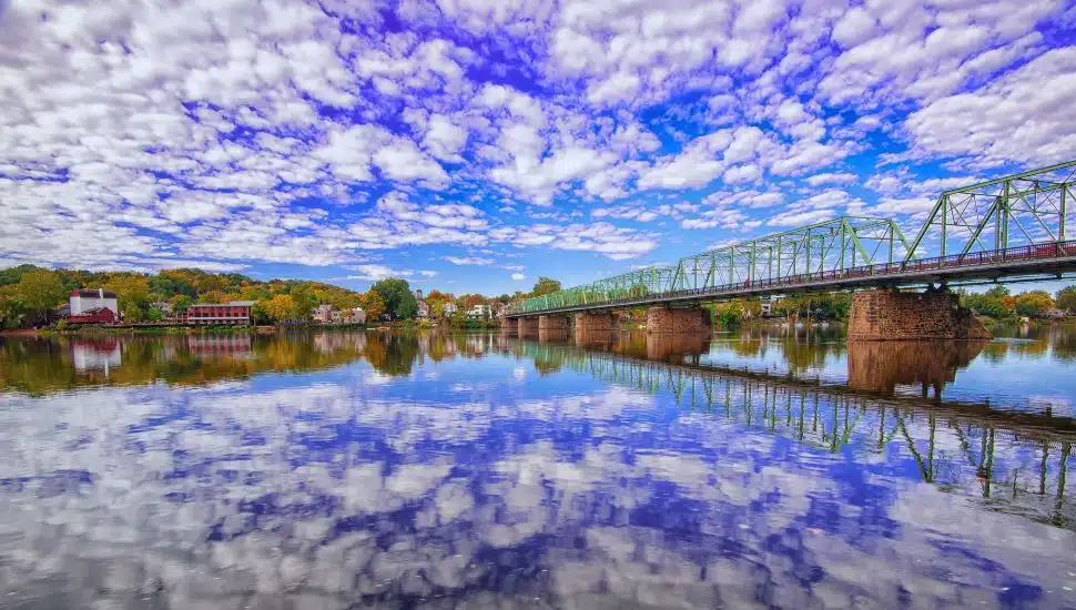 View of New Hope from River.