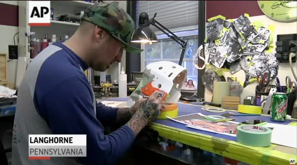 From Neshaminy High to the NHL: How a Langhorne Artist Became the Flyers’ Mask Maker