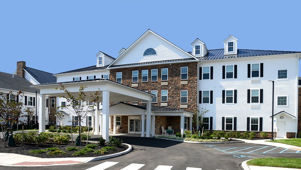 The exterior of Heritage Senior Living's Birches at New Hope community.
