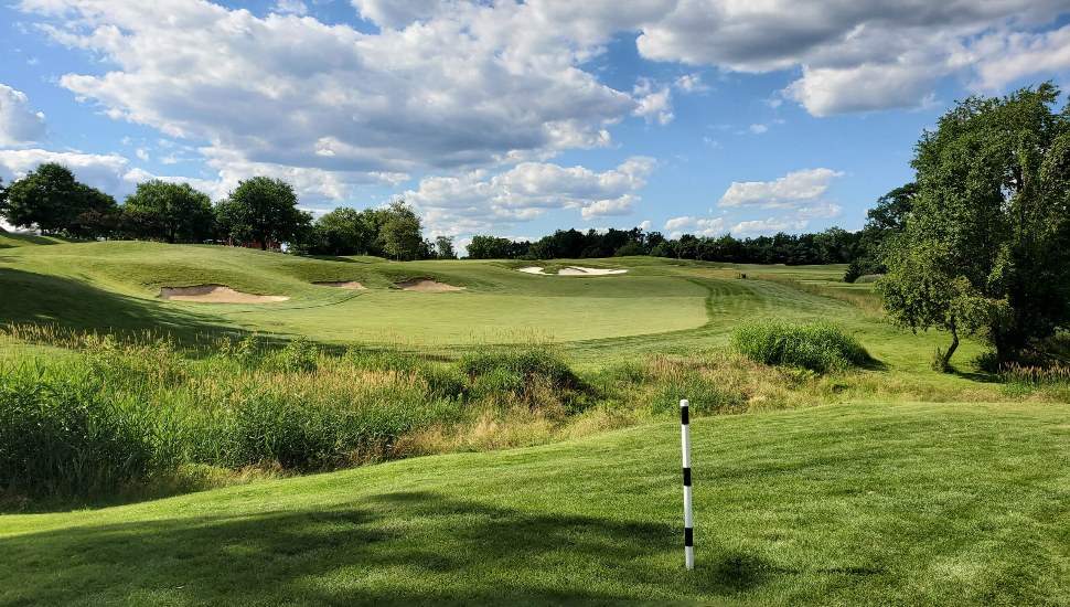 a fairway at Makefield Highlands Golf Club.