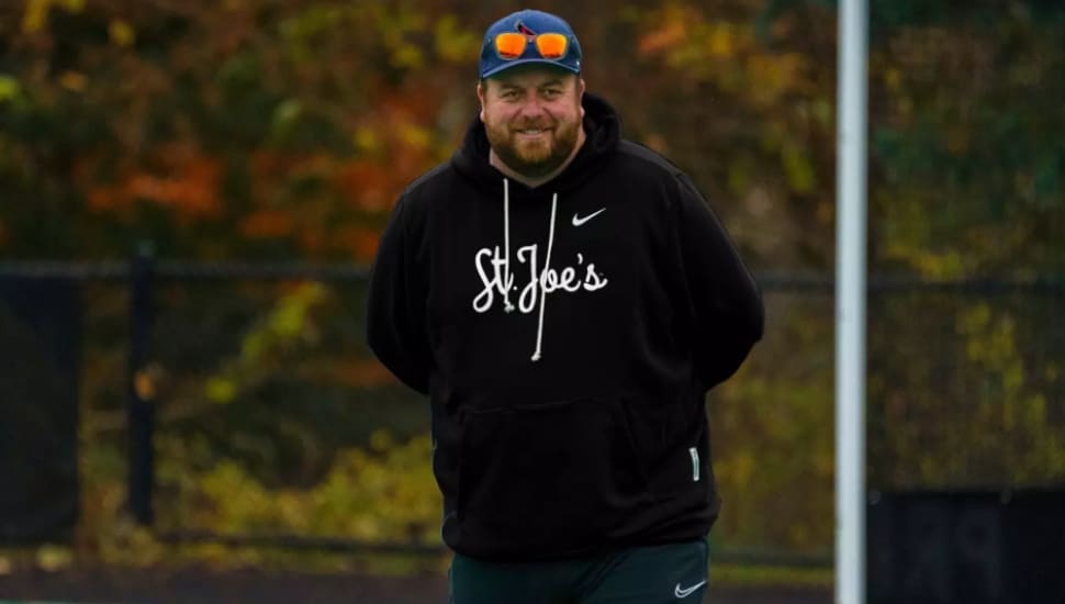 St. Joe's field hockey head coach Sam Brown.