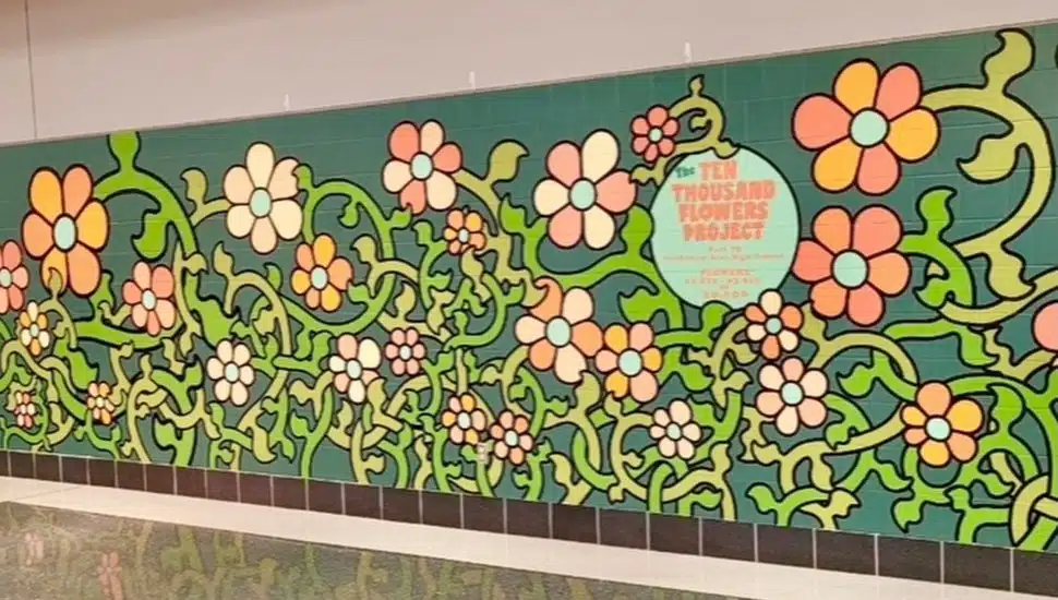 Souderton High School’s New ‘Words of Worth’ Mural Reminds Students They Matter