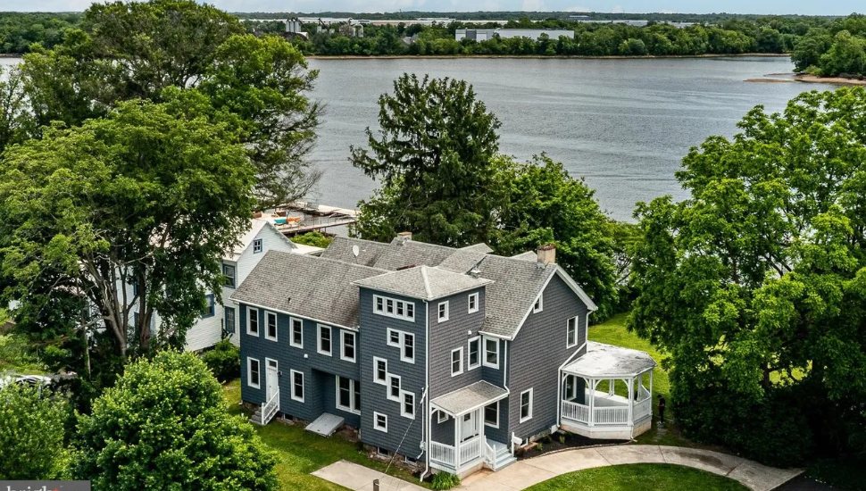 Meridian Bank House of the Week: Bristol Waterfront Home With Delaware River Views Lists for $1.189M