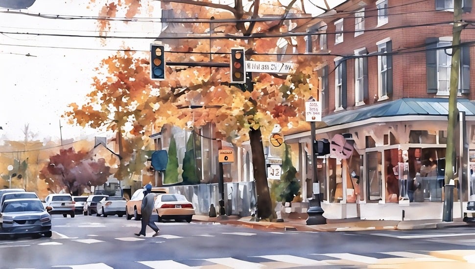 Bridge Street in New Hope