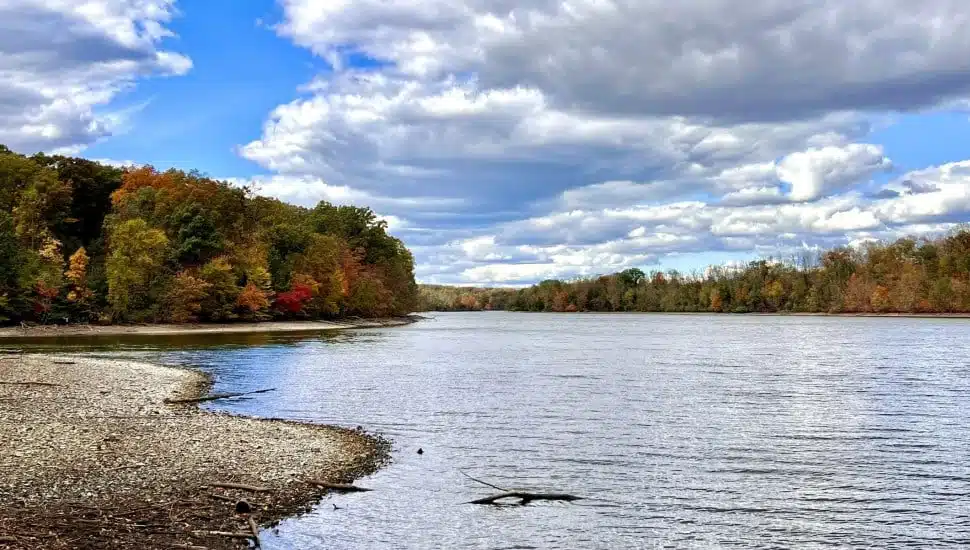 The lake at Green Lane Park.