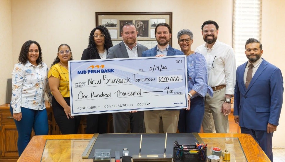 Check presentation for neighborhood revitalization initiative.