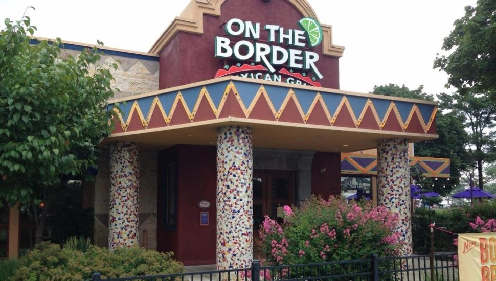 The On The Border location at Neshaminy Mall in Bensalem. The restaurant closed this week after parent company Pappas Restaurants announced the shutdown of all roughly 30 remaining U.S. locations.