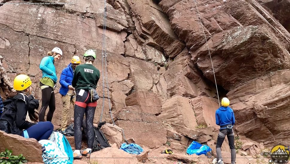 Rock Climbers at Ralph Stover State Park.