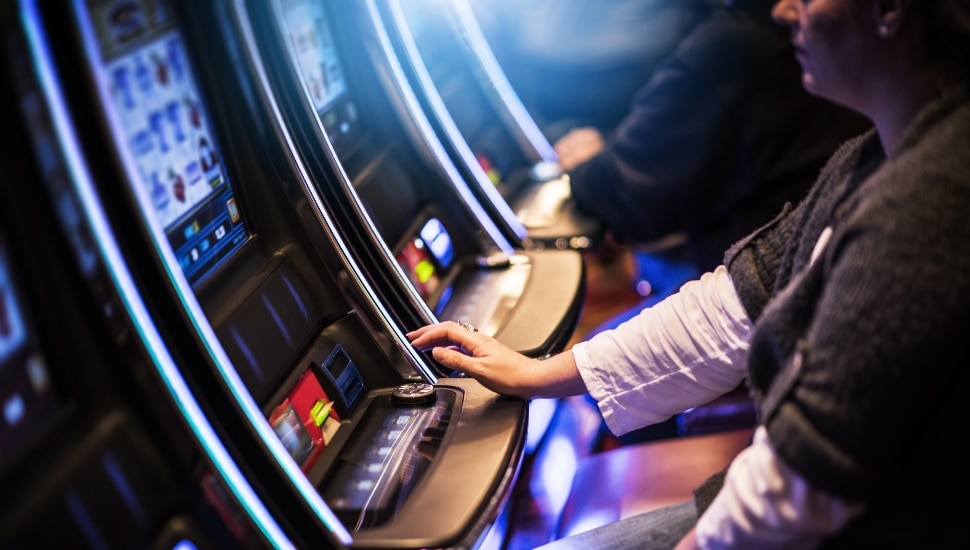 a woman Casino Slot Gamblers